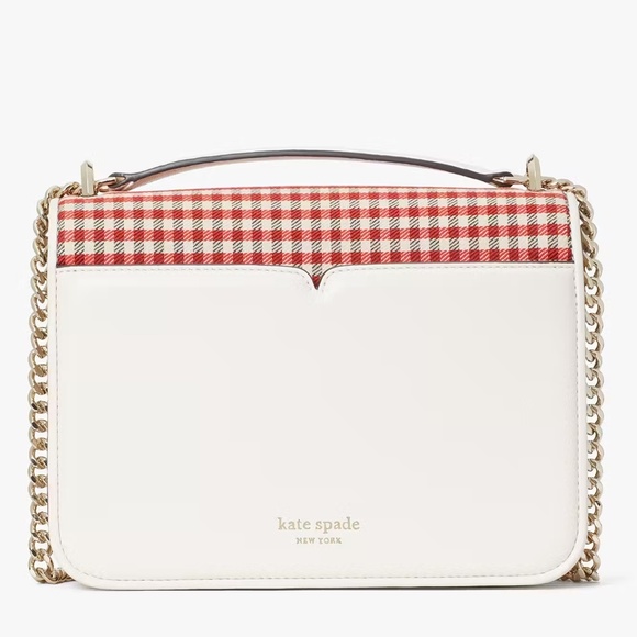 Kate Spade Locket Plaid Large Flap Shoulder Bag - Picture 7 of 10